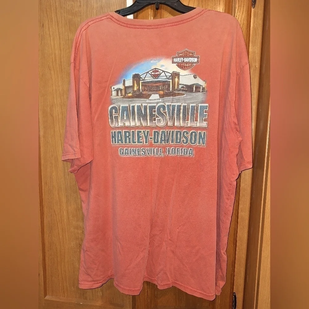 This is a Harley-Davidson short sleeve t-shirt in a size 3XL Gainesville Ga.